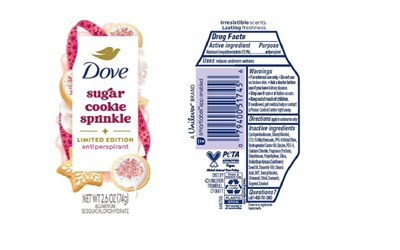 Label (Sugar Cookie Sprinkle   Front And Back Label)